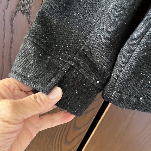 Ruff Hewn heavy sweater type jacket. Dark gray. Size Small. - Picture 7 of 10